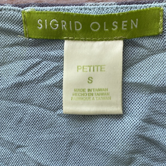 Dreamy Botanical Print Double Layer Surplice Top - Picture 5 of 8